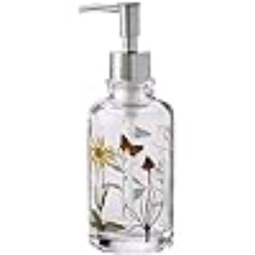 SKL Home Heirloom Wildflowers Lotion/Soap Dispenser & Tray Set - Picture 2 of 3